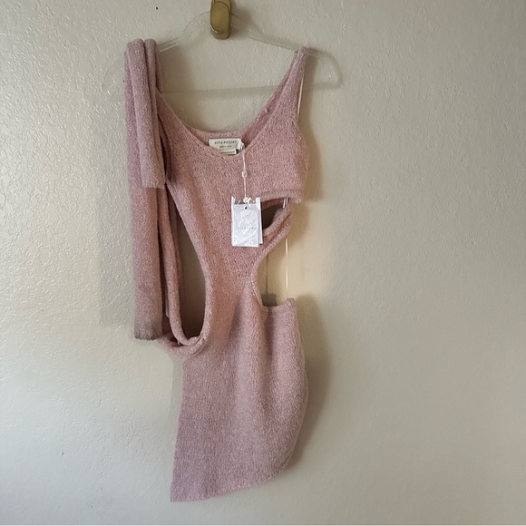 New Asta Allegra mini cutout dress pink size XS - Picture 3 of 16